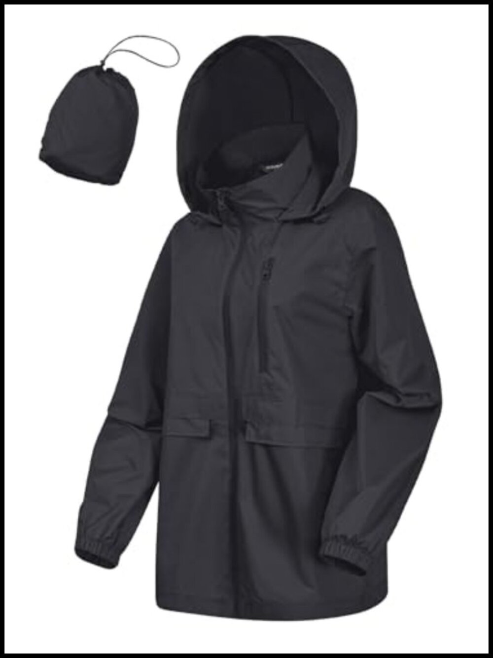 Women's Waterproof Rain Jacket Windbreaker with Hood